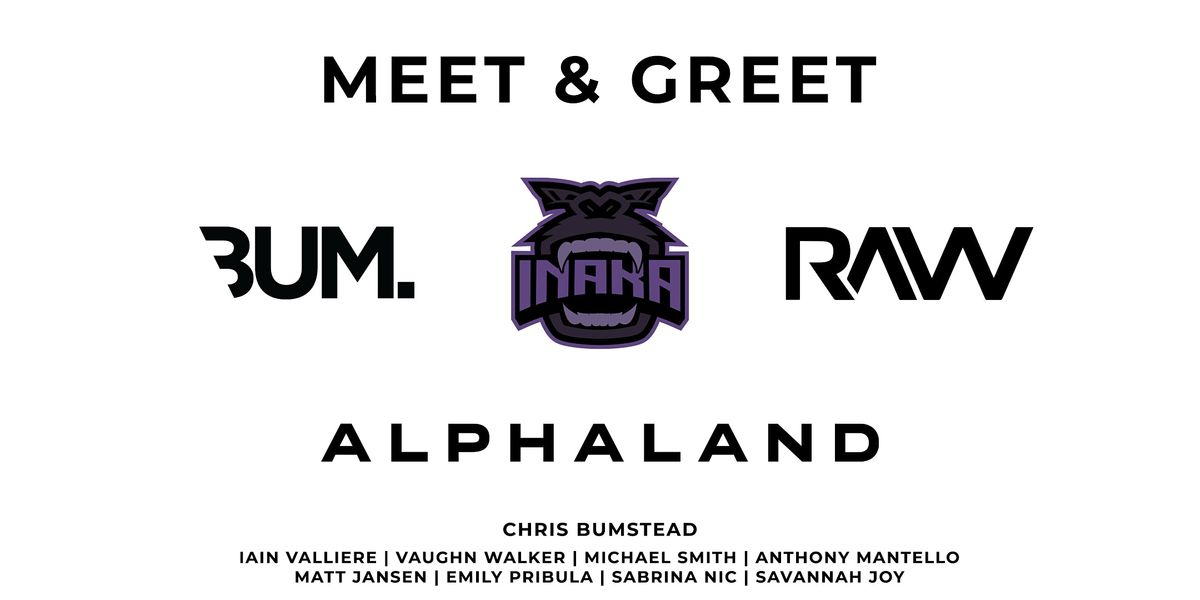 Raw x Inaka x Chris Bumstead Meetup at Alphaland