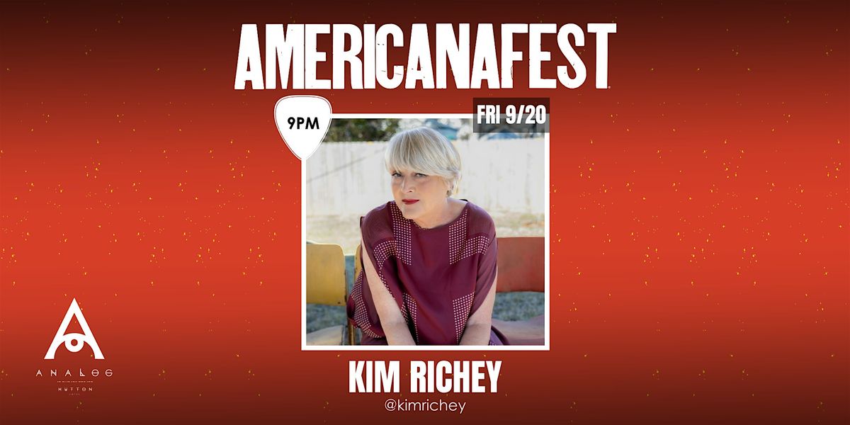 AMERICANAFEST Presents Kim Richey