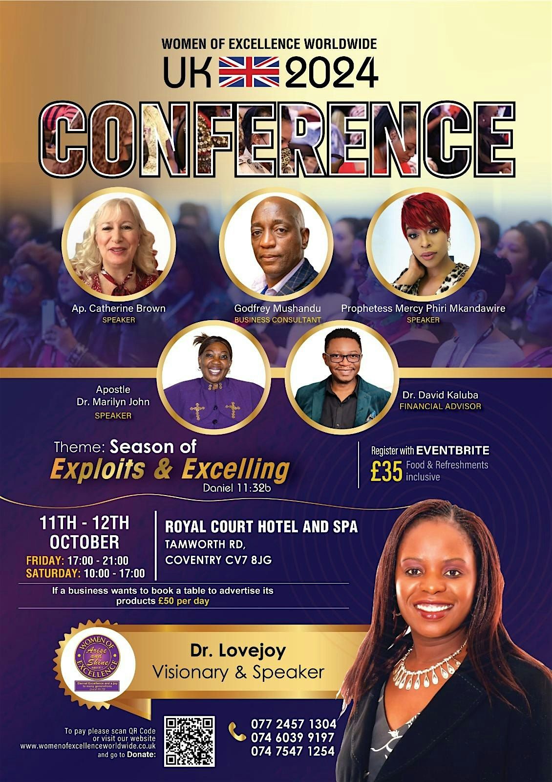 Women of Excellence Worldwide  UK 2024 Conference