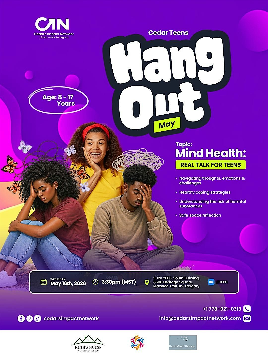 Mind Health- Real Chat with Teens-Cedars Impact Network