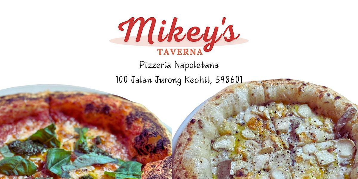 FREE FLOW PIZZA & SOFT DRINKS @ $50++ PER PAX! Only at Mikey's Taverna!