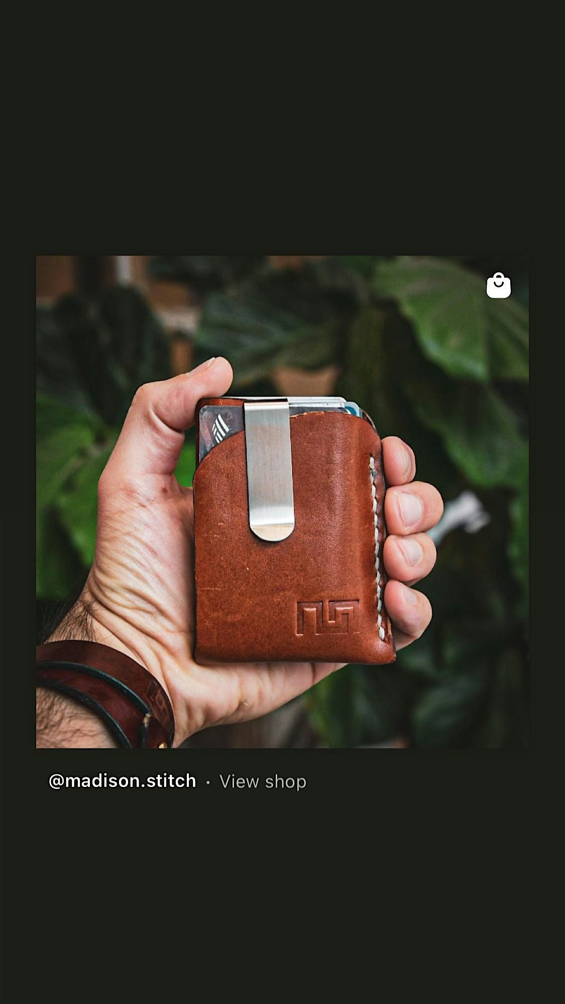 Make a Leather Card Wallet!