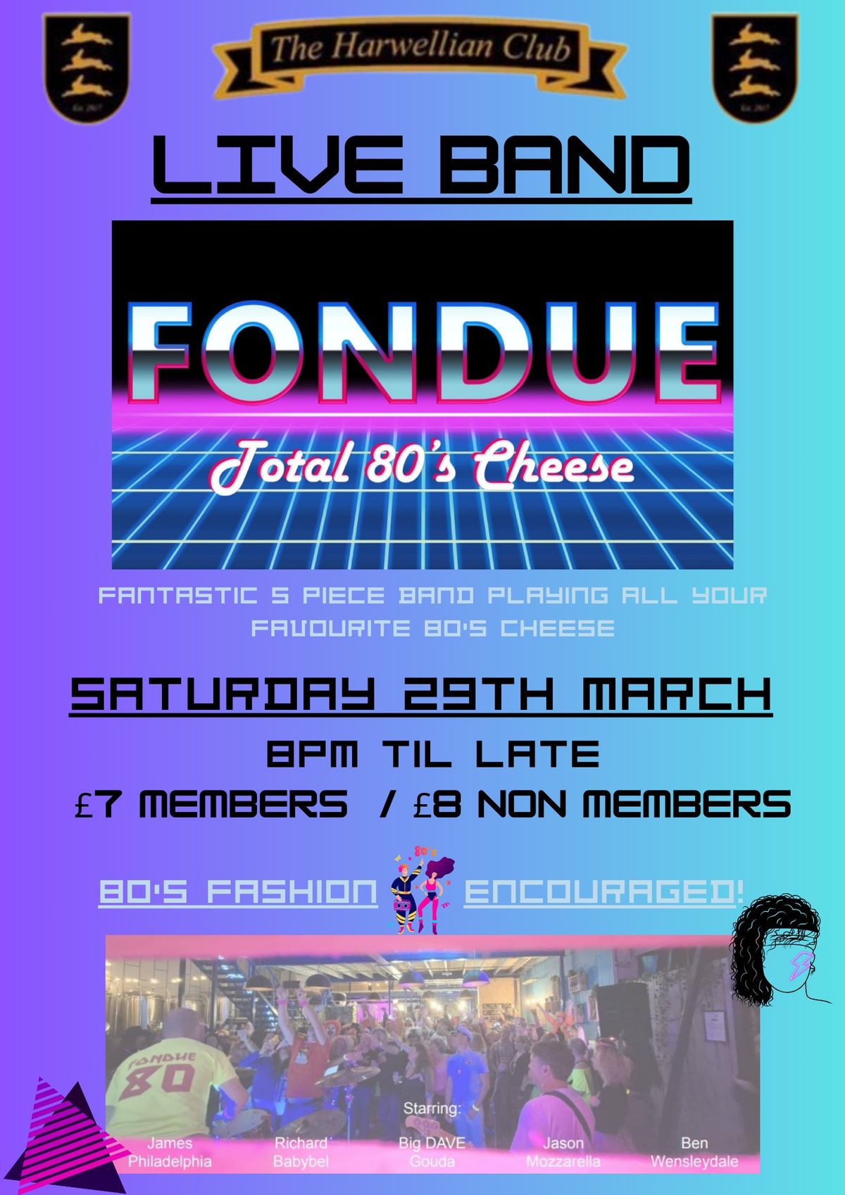 Fondue 80's Cheese Band