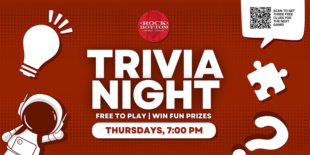 Loveland Trivia Night | Rock Bottom Brewery Centerra