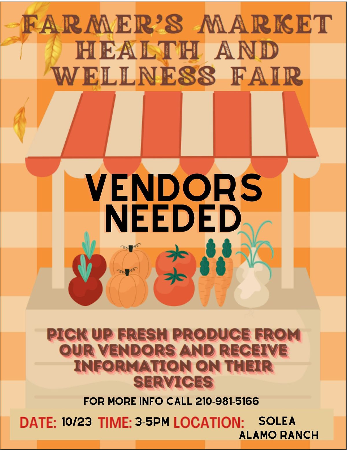 Farmer\u2019s Market Health and Wellness Fair