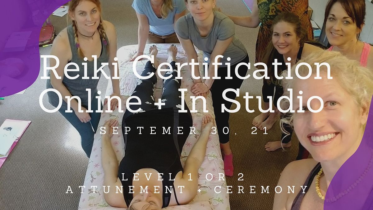 Reiki Level 1 Training + Attunement Ceremony