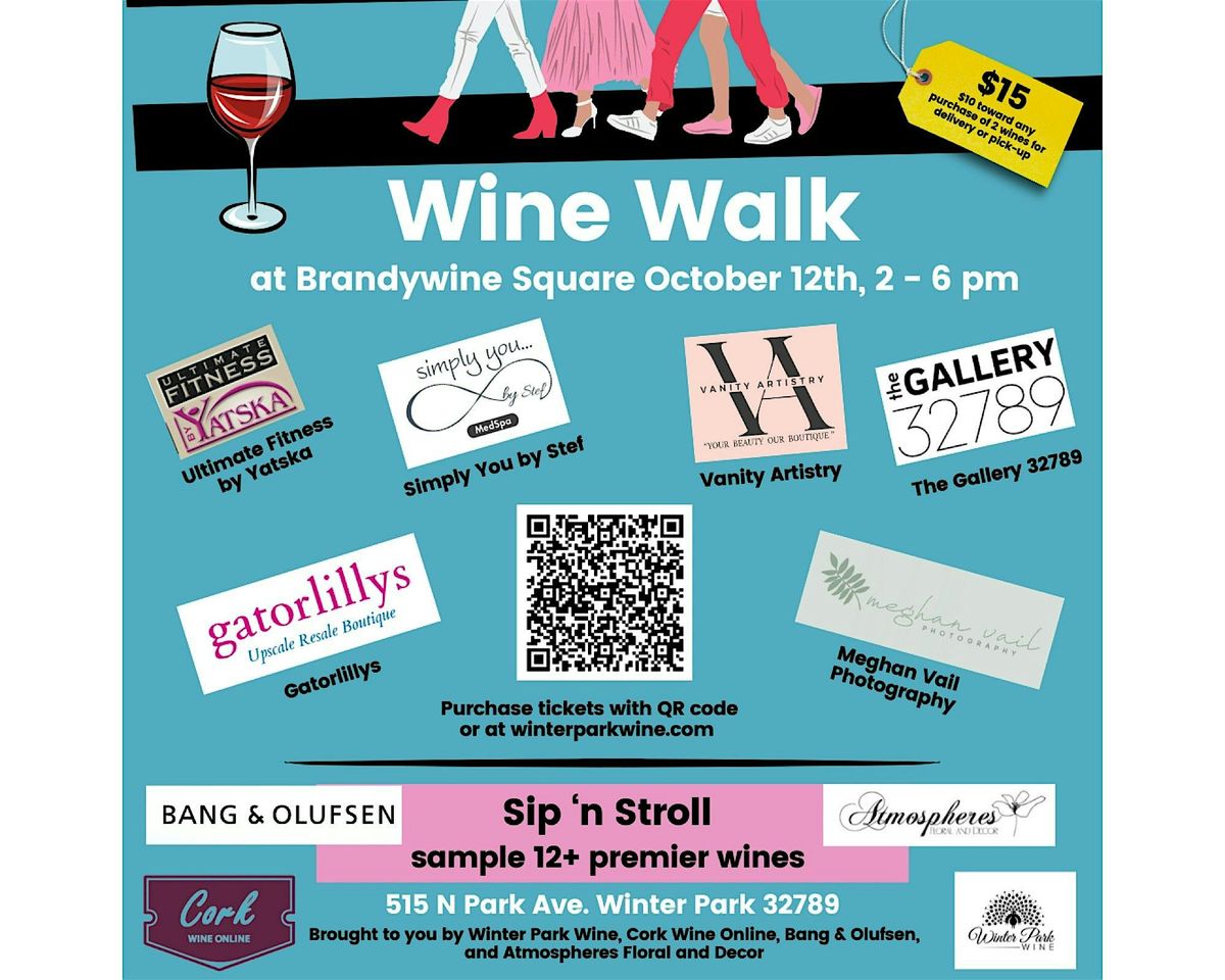 Wine Walk at Brandywine Square