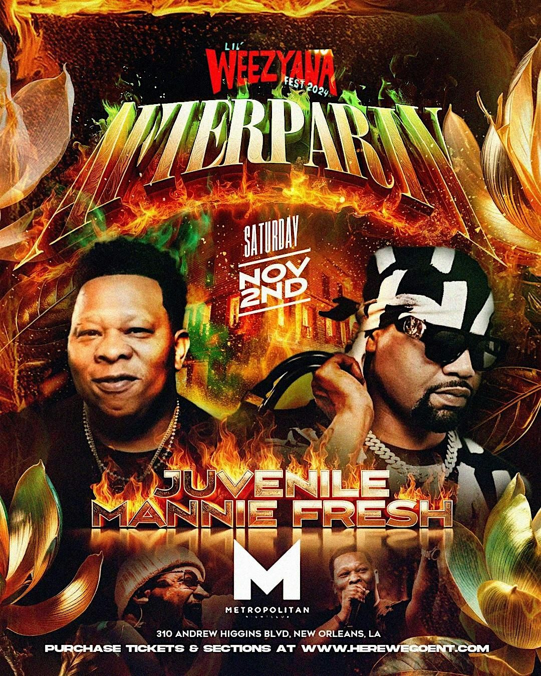 LIL WEEZYANA FEST AFTER PARTY FEATURING JUVENILE & MANNIE FRESH @ The Metro