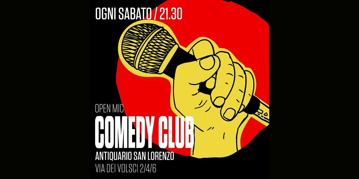 STAND-UP COMEDY CLUB ANTIQUARIO - FREE ENTRY 29\/06