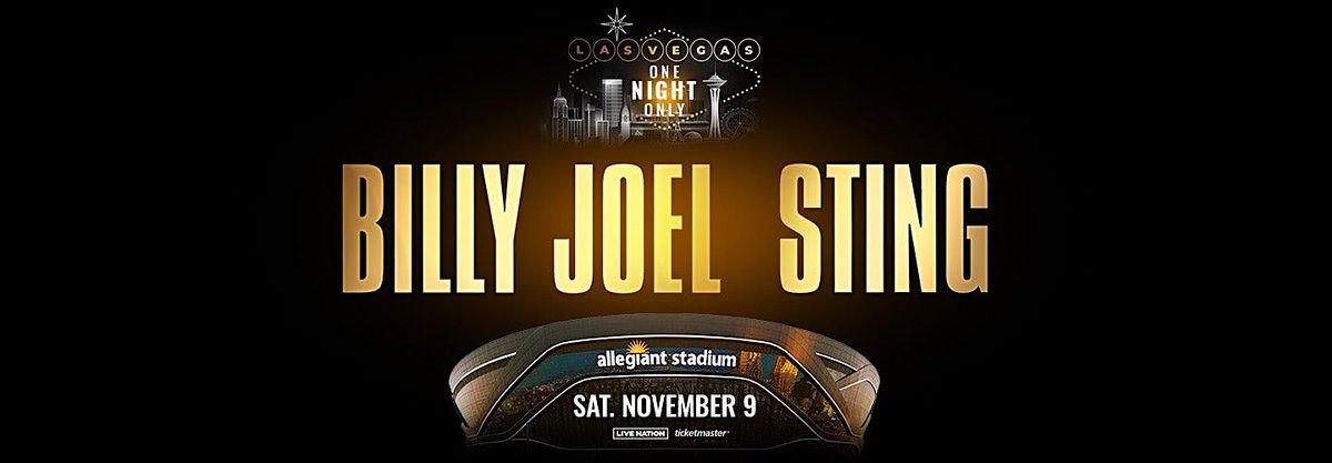 BILLY JOEL and STING Shuttle Bus from the PALMS CASINO RESORT 11\/9\/2024