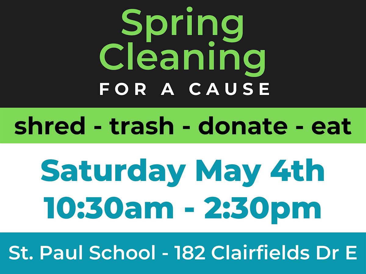 Spring Cleaning for a Cause
