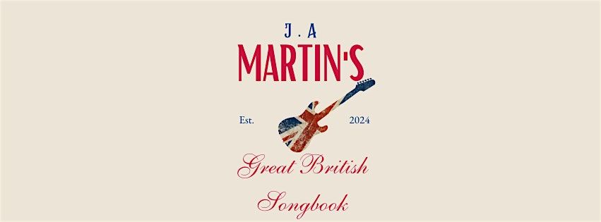 J.A Martin's Great British Songboook