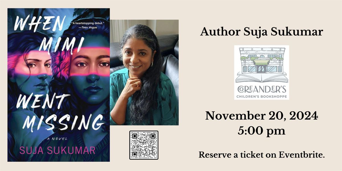 Author Suja Sukumar book reading & signing