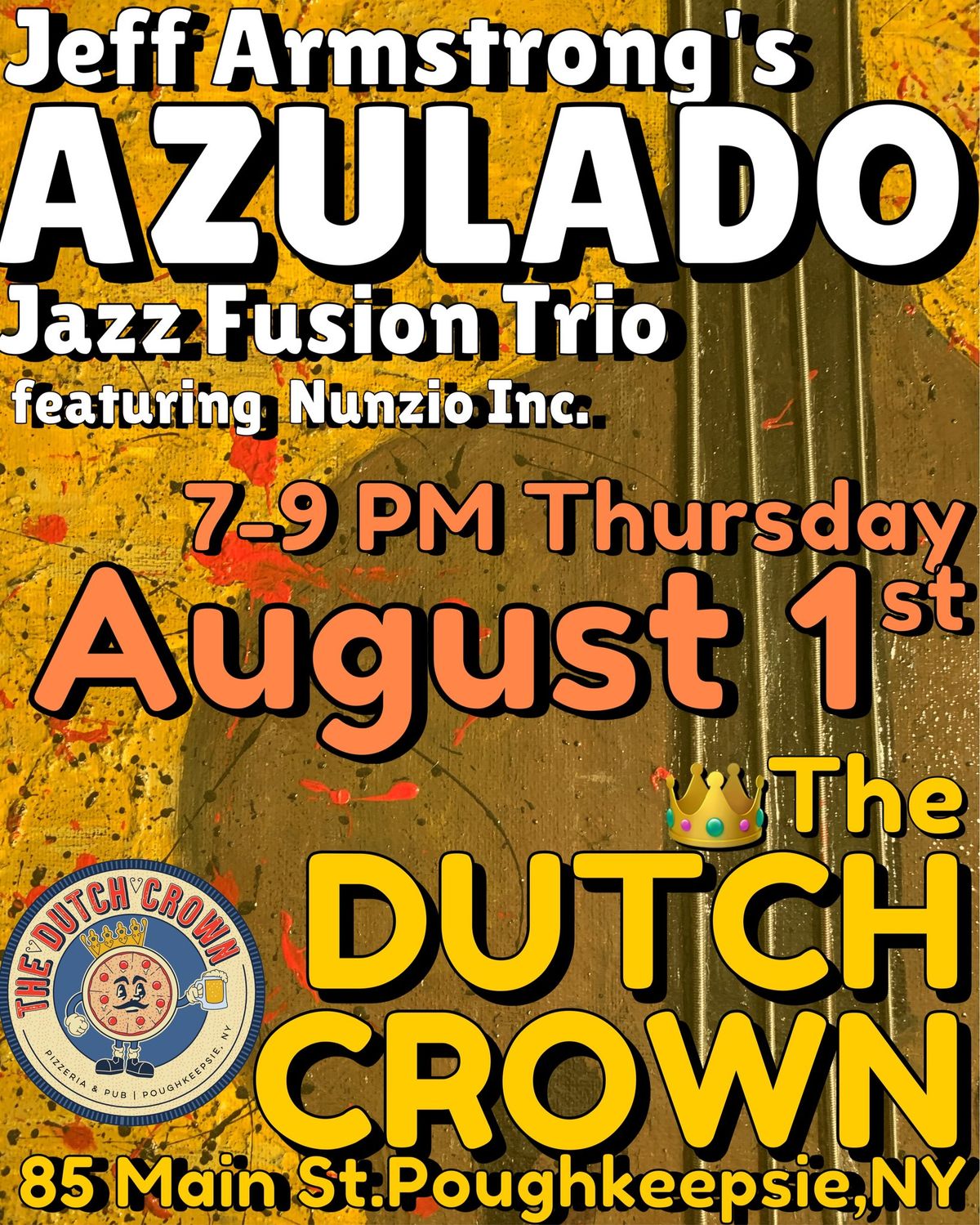 Jeff Armstrong Azulado Jazz Trio at Dutch Crown Poughkeepsie NY