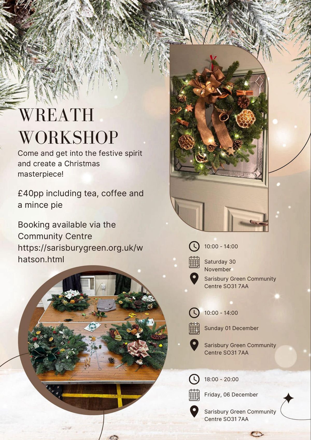 Christmas Wreath Making Workshop