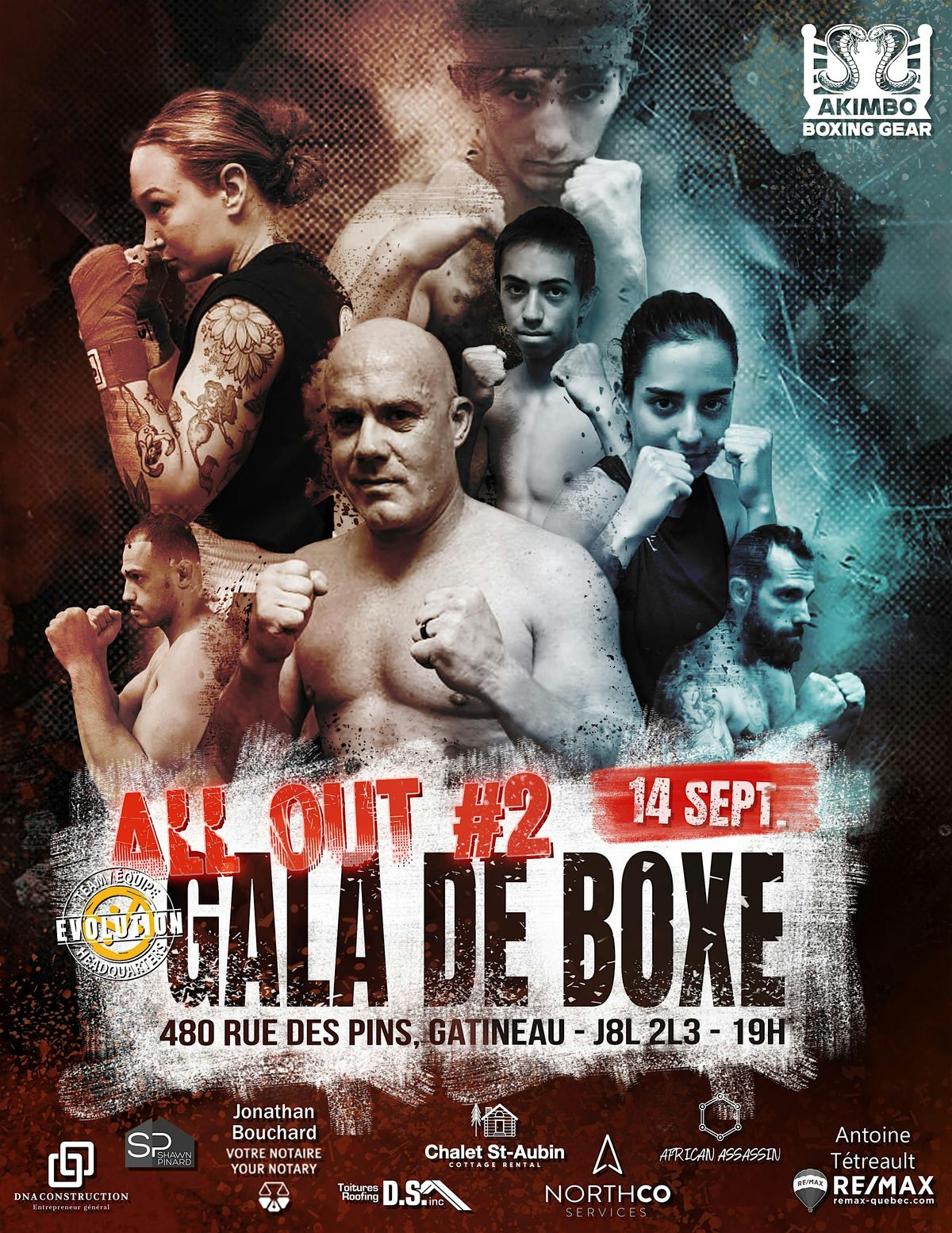 GALA DE BOXE ''ALL OUT 2''