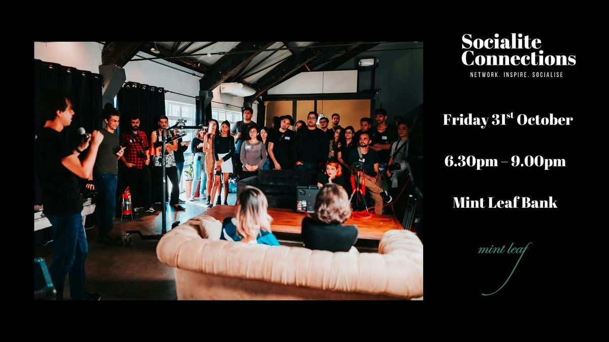 Connecting Film, TV, Music, Media Networking at Mint Leaf Bank