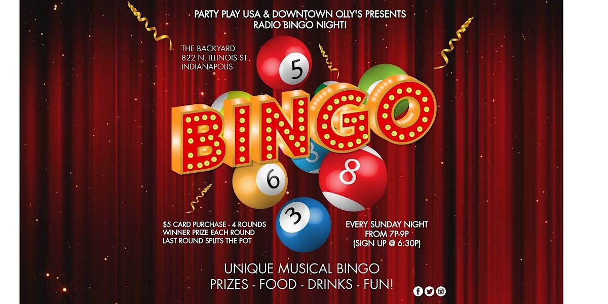 RADIO BINGO - EVERY SUNDAY NIGHT