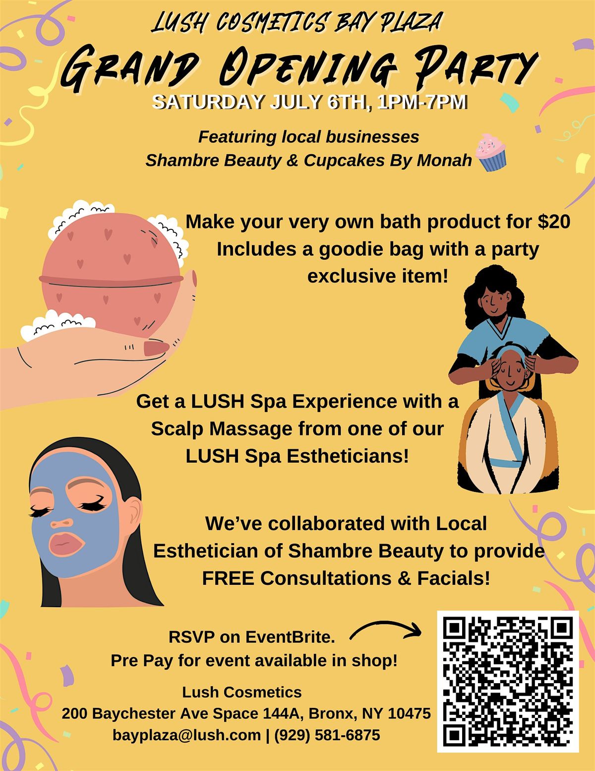 Lush Cosmetics Bay Plaza Grand Opening Party!