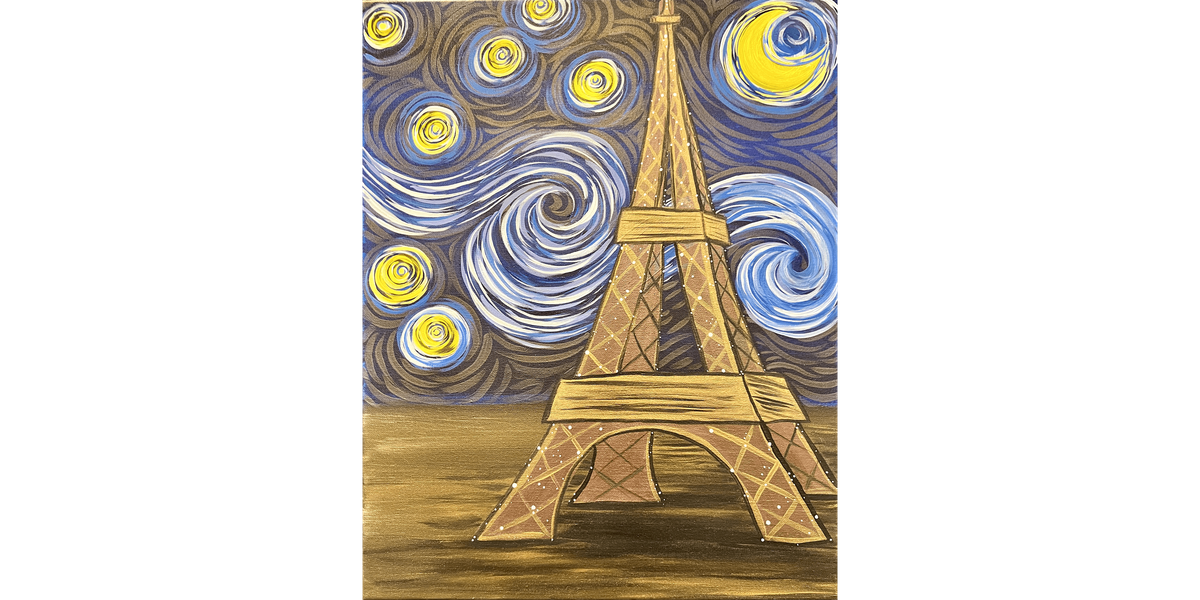 Starry Nights in Paris - Paint and Sip in Boston | Classpop!\u2122