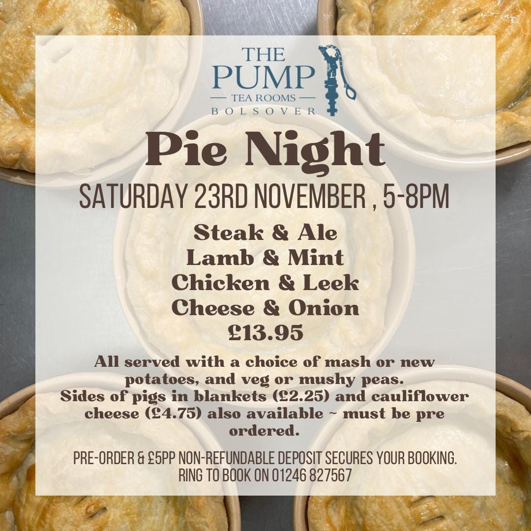 Pie Night \ud83e\udd67 \ud83e\udd67 \ud83e\udd67 