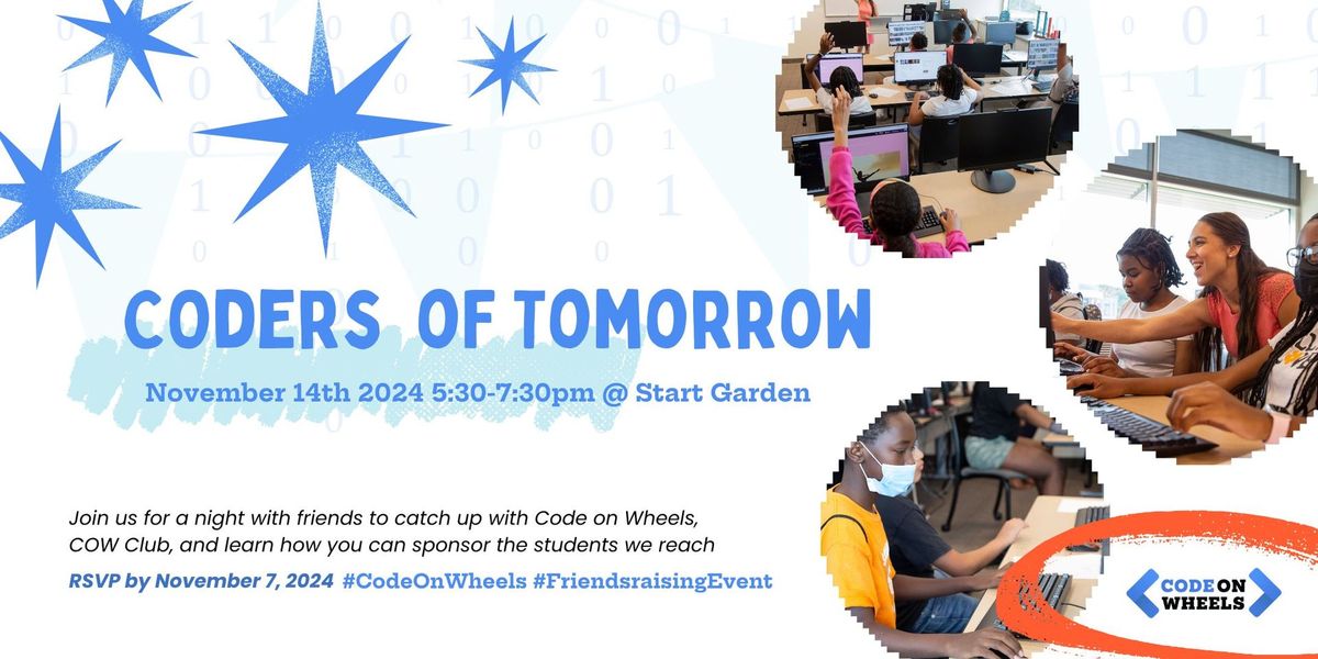 Coders of Tomorrow Fundraiser