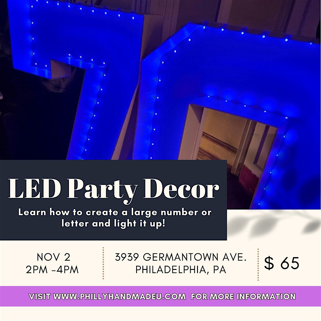 It's Lit: Foam Board Party Decor