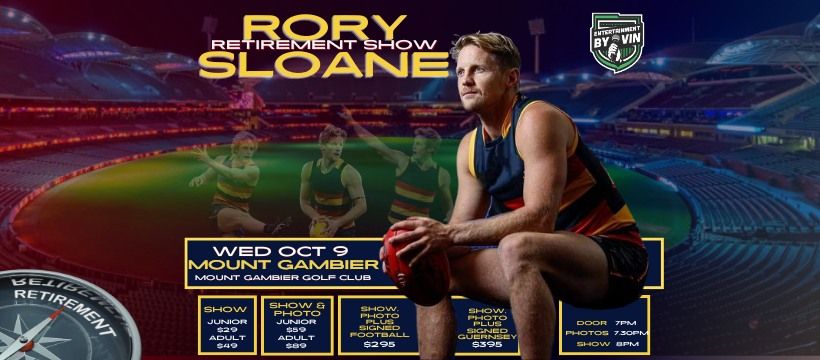 Rory Sloane Retirement Show LIVE in Mount Gambier!