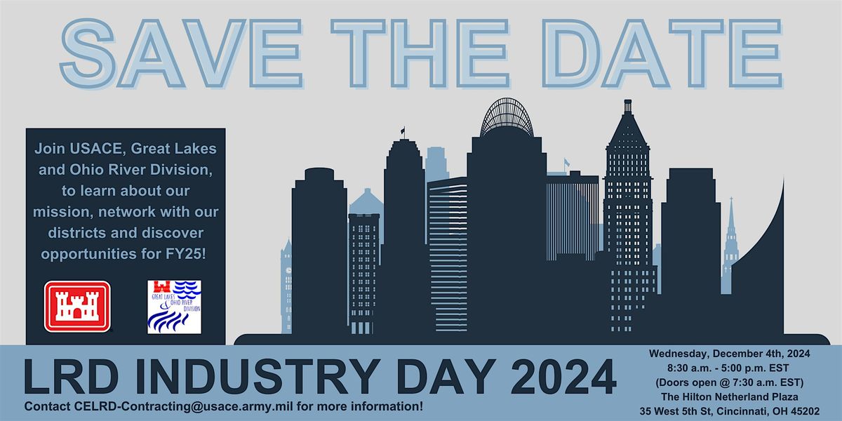 US Army Corps of Engineers LRD Industry Day 2024 - In Person Only