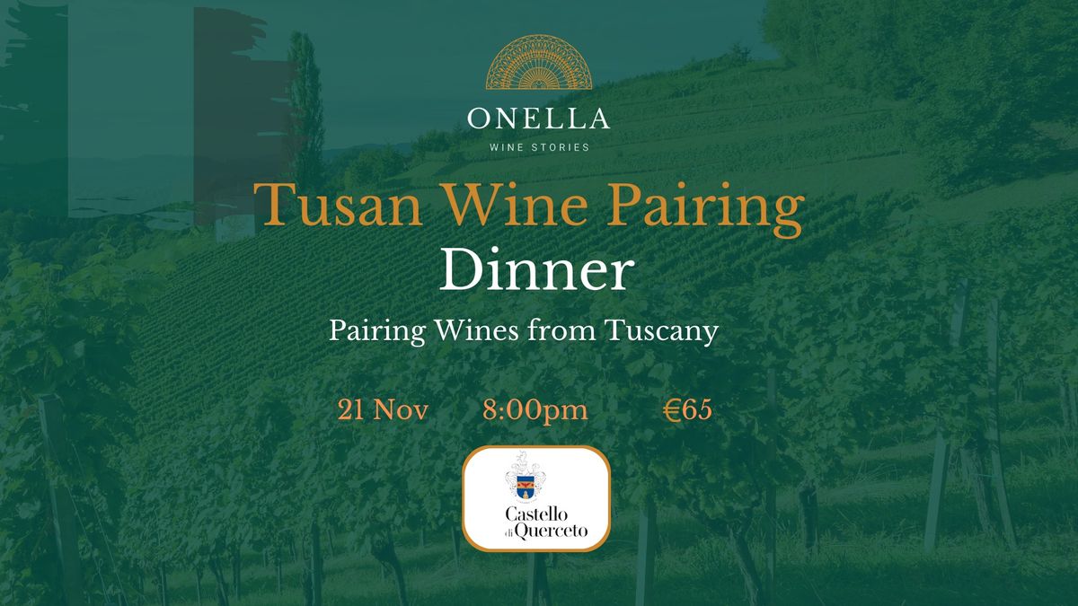 Tuscan Wine Pairing Dinner 