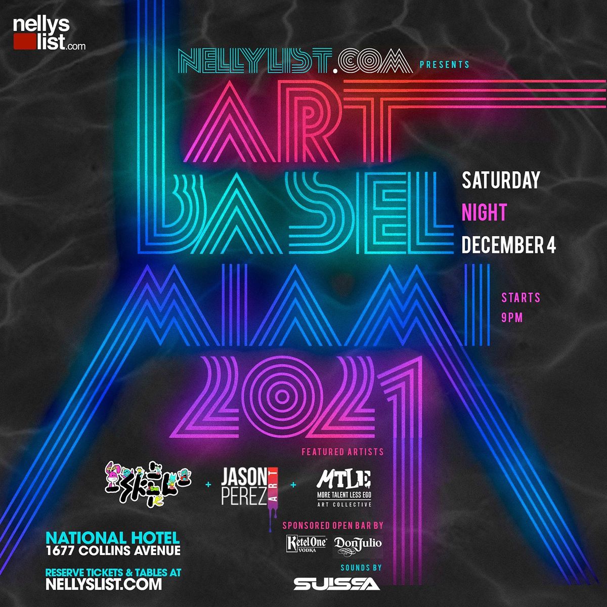 ART BASEL 2021 ART SHOWCASE & VIP PARTY @ THE NATIONAL HOTEL MIAMI BEACH
