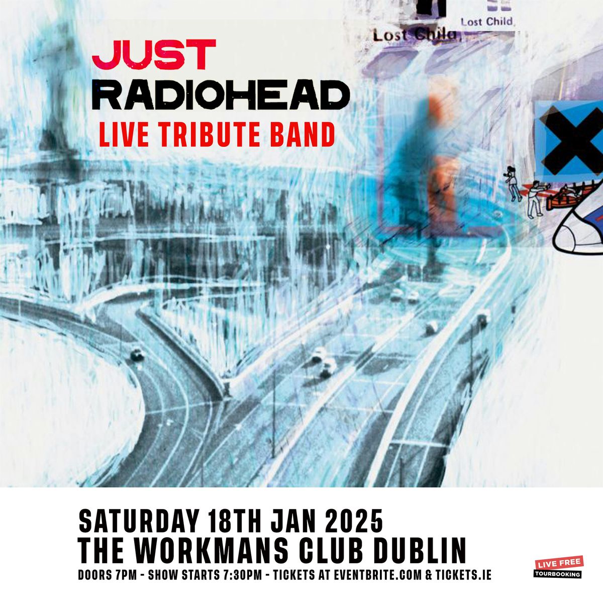 Just Radiohead - Radiohead Tribute live at The Workmans Club Dublin 18\/1\/25