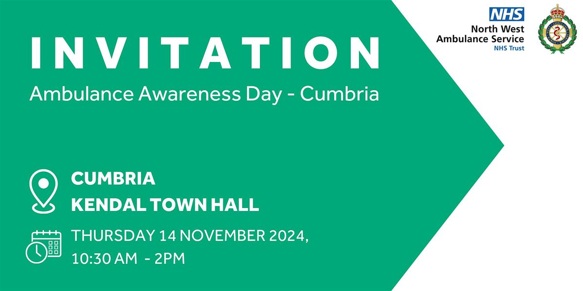 Ambulance Awareness Day - Cumbria