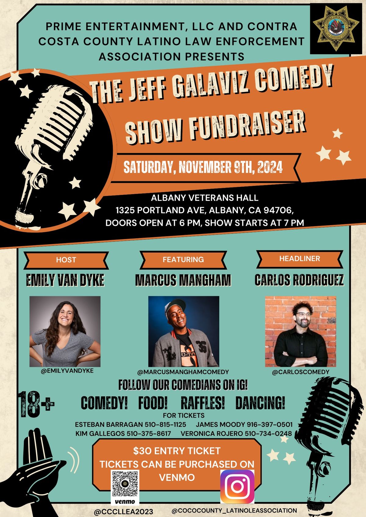 Night of Comedy in Honor of Officer Jeff Galaviz