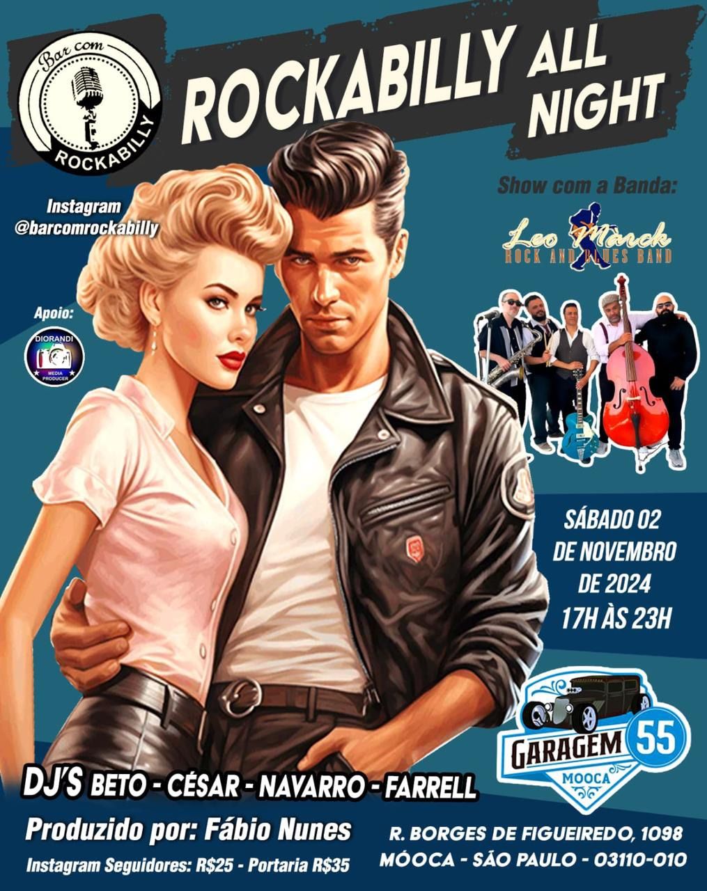 Bar Com Rockabilly - Garagem 55