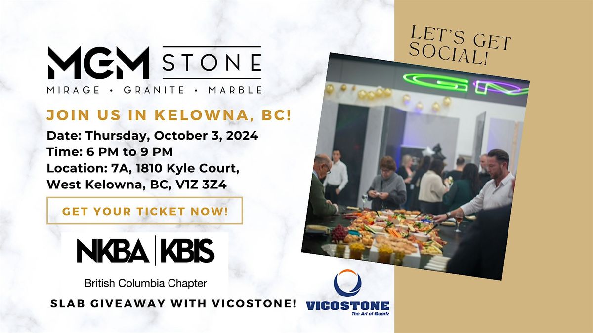 MGM Stone Social Event in West Kelowna!