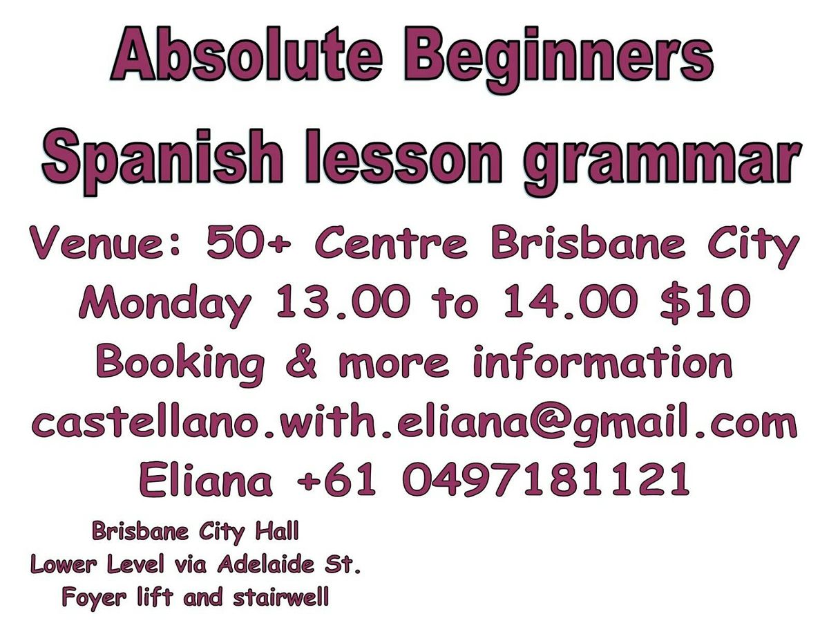 Brisbane City Hall Basement Absolute Beginners Grammar With Eliana