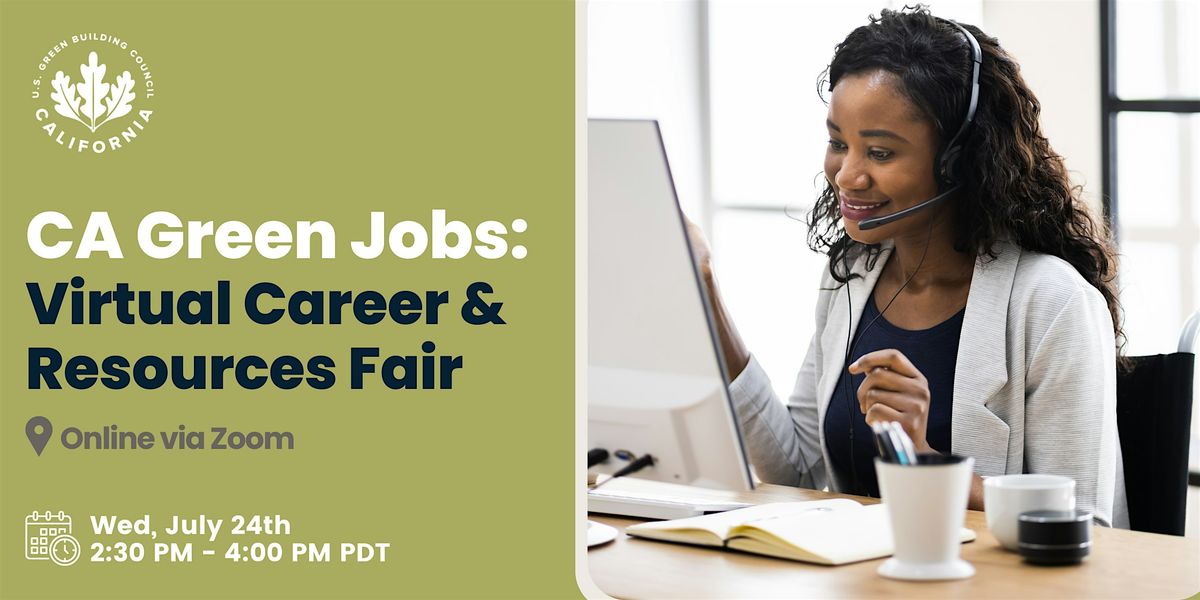 CA Green Jobs - Virtual Career & Resource Fair
