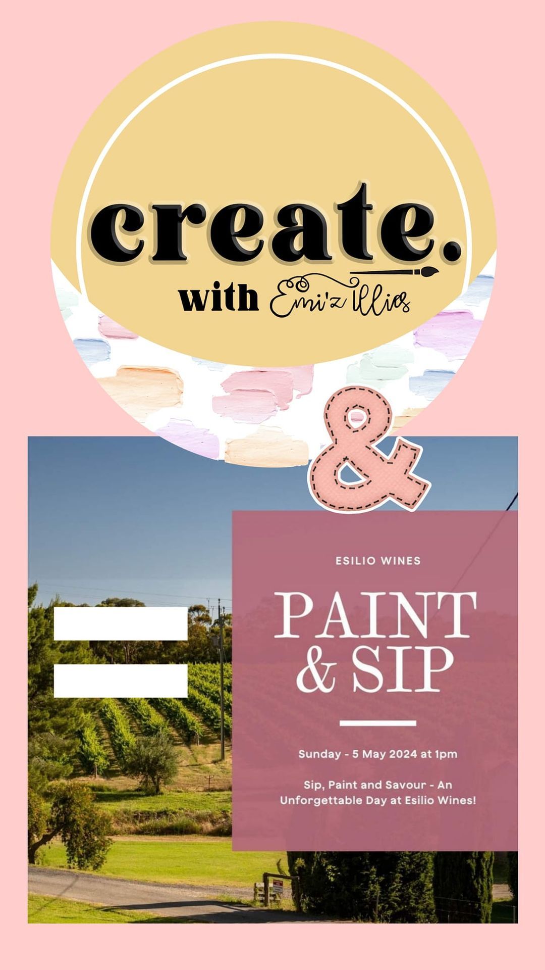 Esilio & Create with Emi'z Illies - Paint & Sip