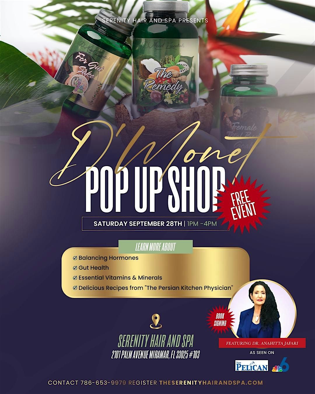 D'MONET POP UP SHOP  & BOOK SIGNING