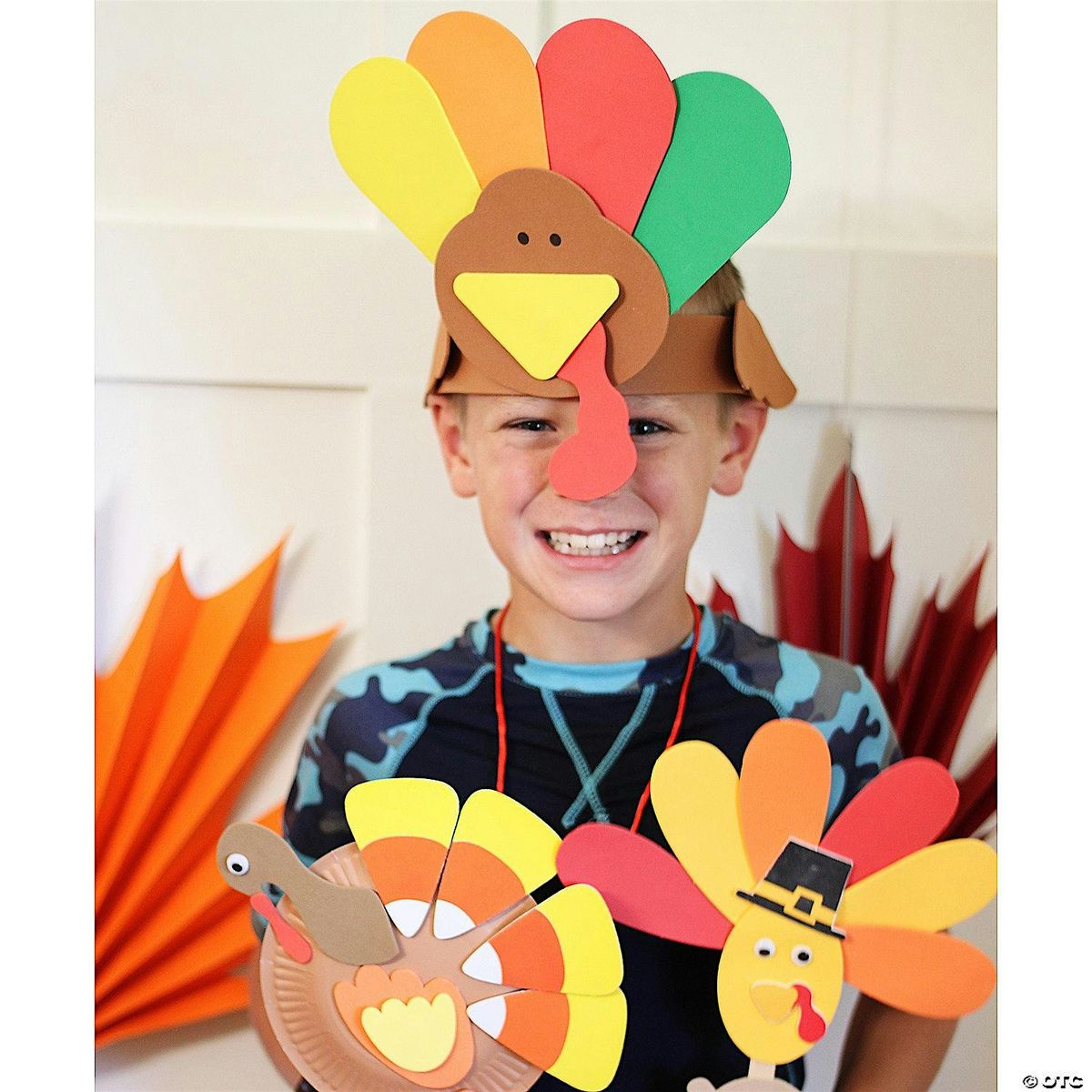 Turkey Toppers: DIY Paper Headband Craft For Kids