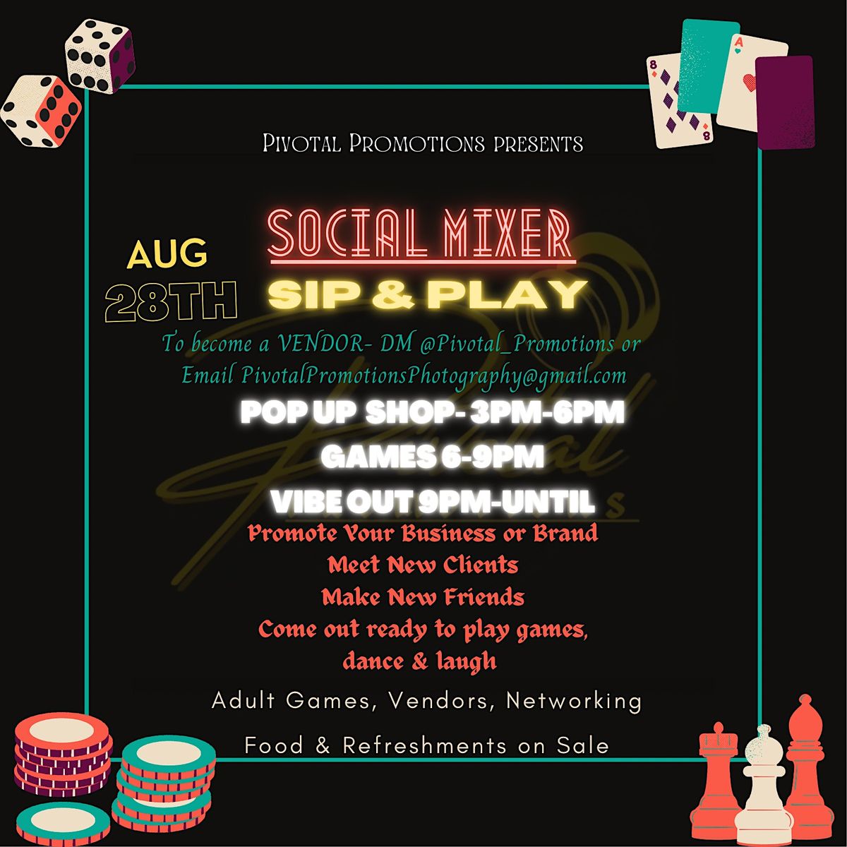 SIP & PLAY| Social Mixer