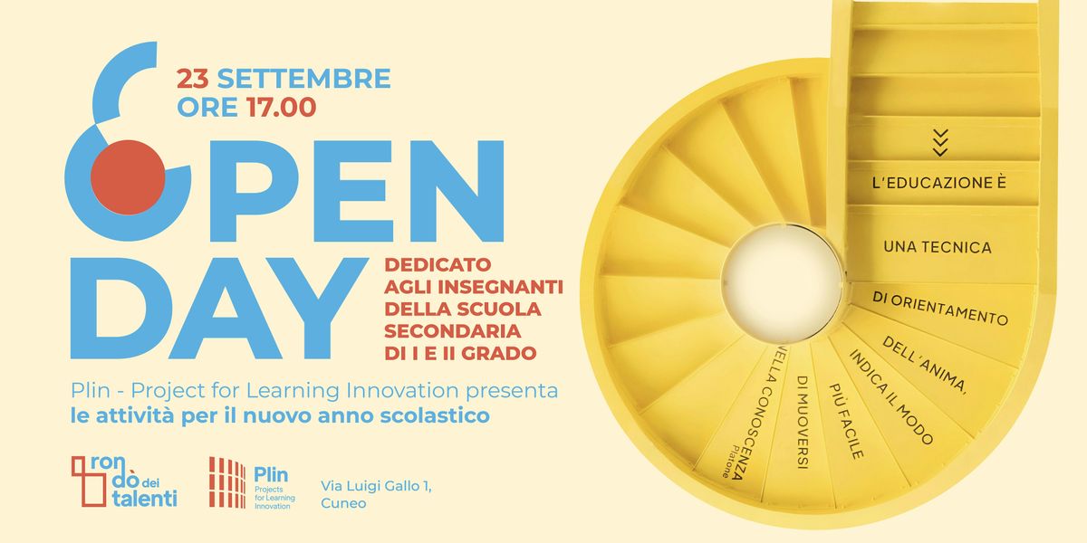 Open Day al Plin