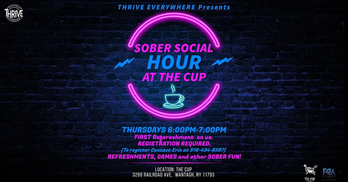 Sober Social Hour, The Cup Coffeehouse, Wantagh, 11 August 2022