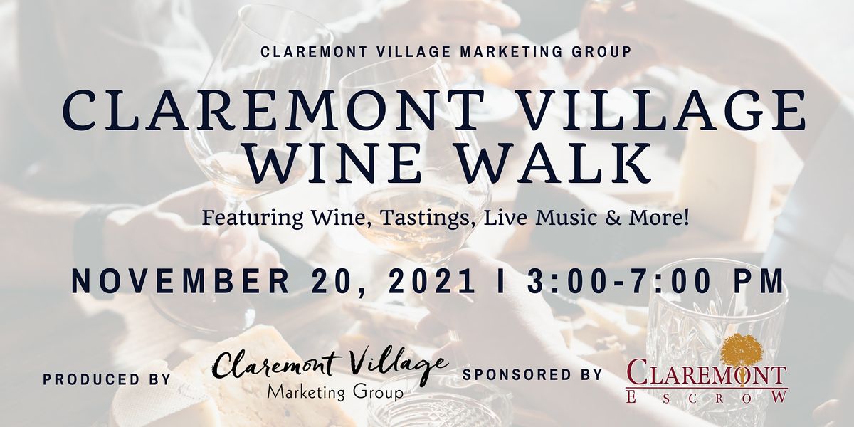 Claremont Village Wine Walk