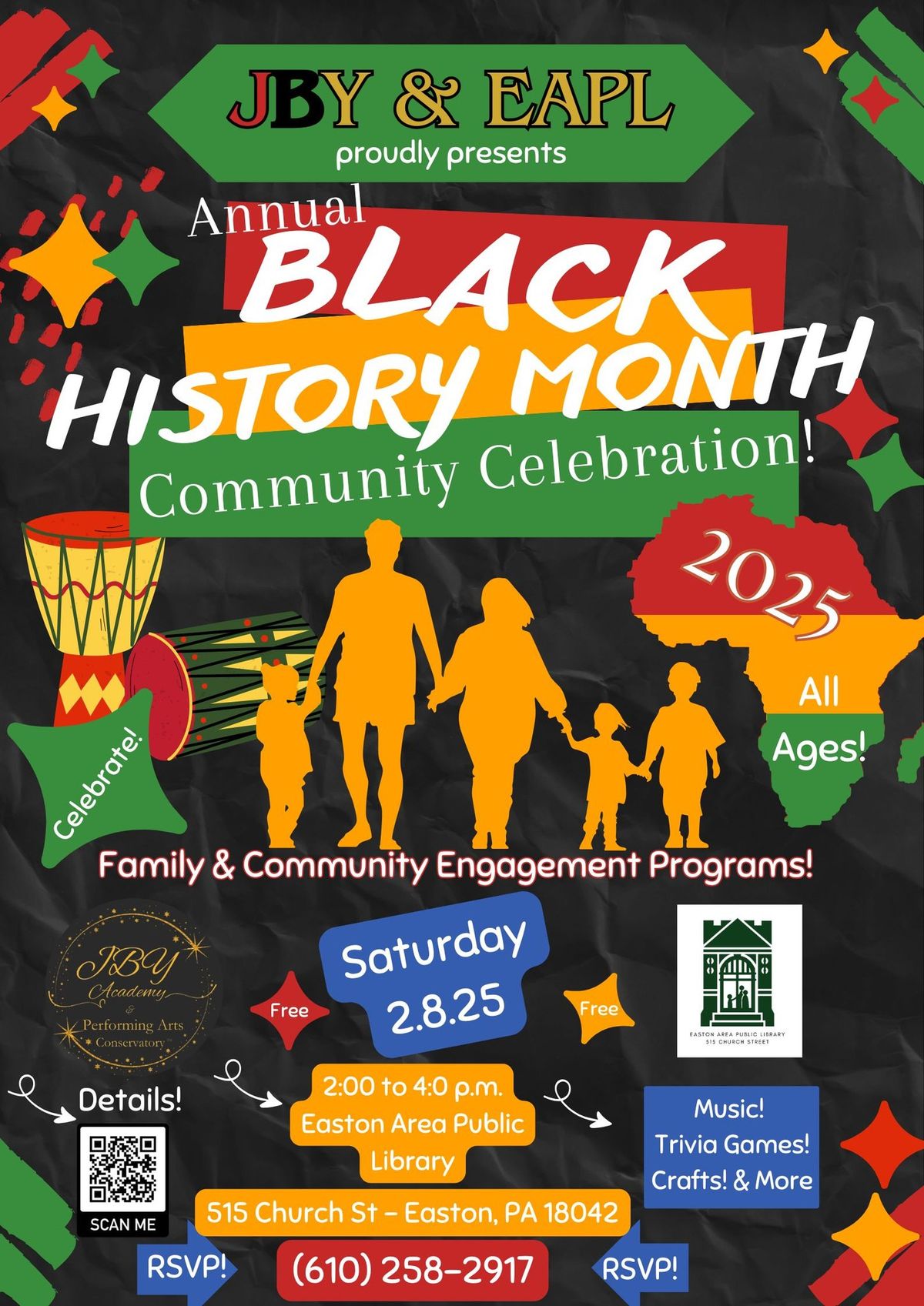 JBY & EAPL Annual Black History Month Celebration - Lehigh Valley