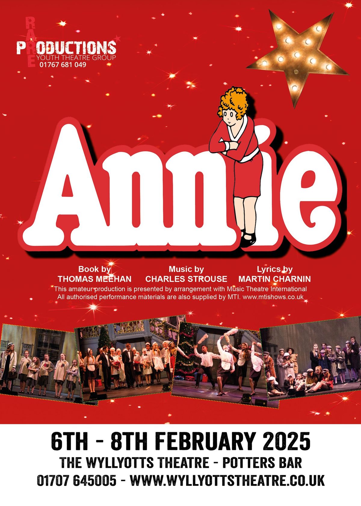 ANNIE POTTERS BAR 6TH -8TH FEB.    Thu 7.30PM  Fri 7.30PM Sat 2PM & 6.30PM 