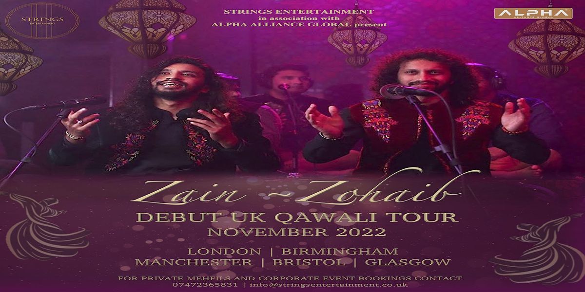 Zain Zohaib UK Qawali Tour 2022- Bristol