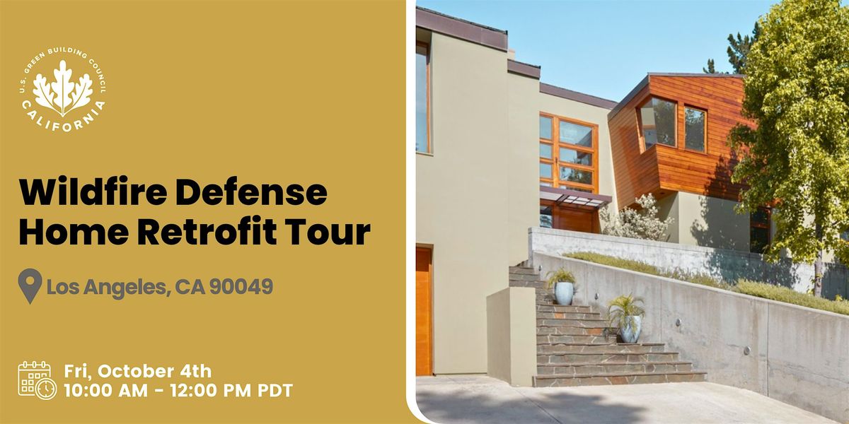 Wildfire Defense Home Retrofit Tour