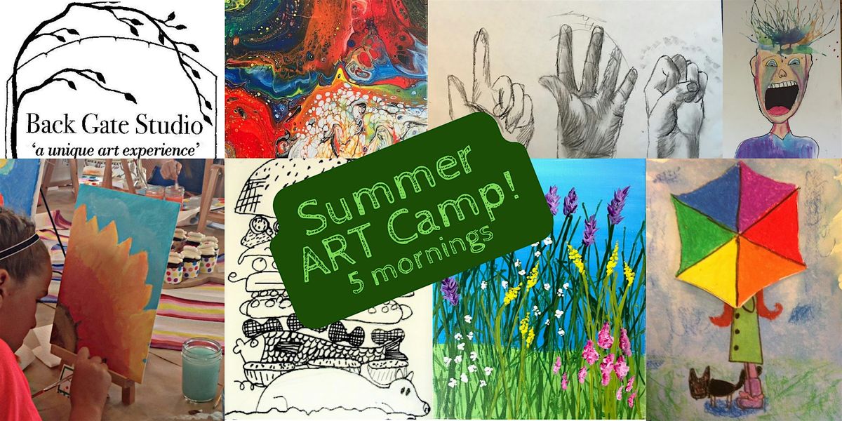 Summer Art Camp Session#3 in Hidden Springs\/Boise--Ages 5.5-`14.